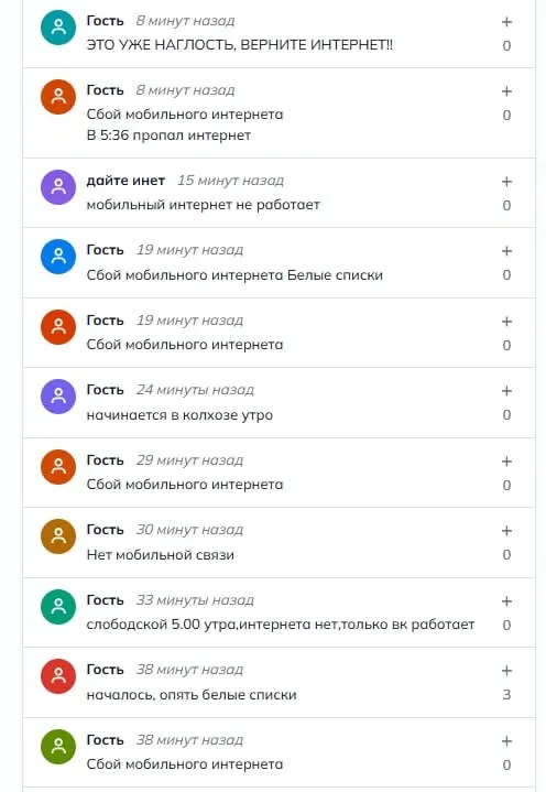 Пользователи сообщают о сбое мобильного интернета в Кировской области: доступ ограничен, работают только сервисы из «белых списков».