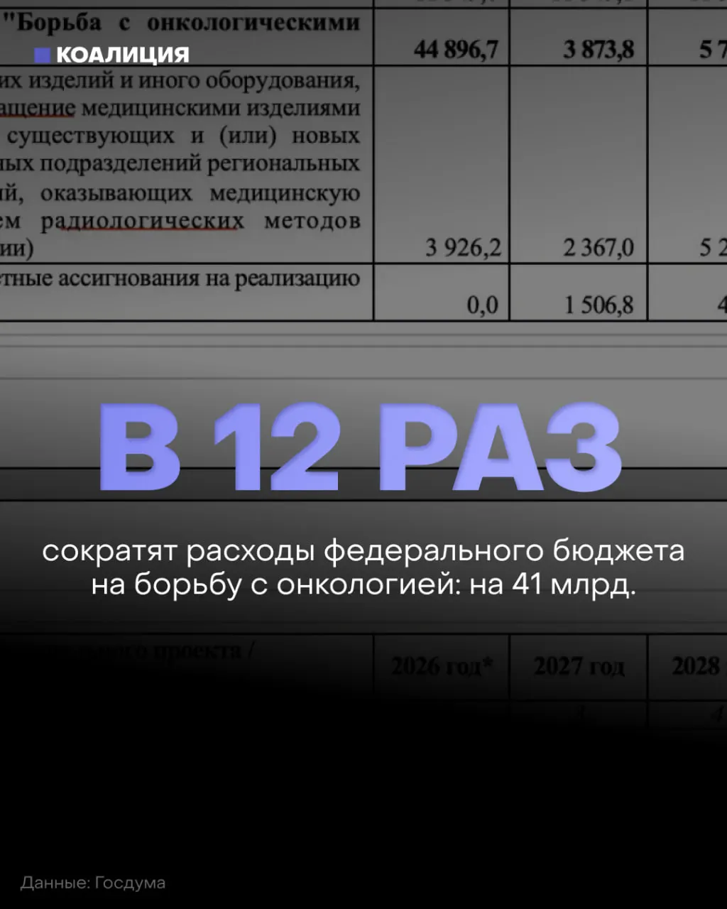В проекте бюджета растут траты на блокировку интернета и VPN, в то же время сокращается финансирование борьбы с онкологическими заболеваниями.